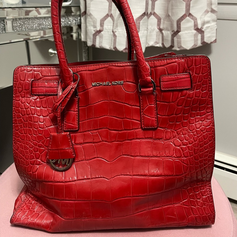 Michael Kors Dillon Croc Purse